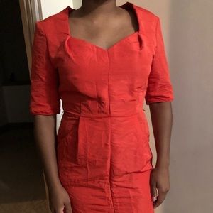Coral Cocktail Dress